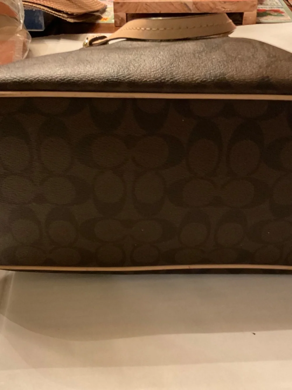 Coach F26184 Signature Peyton Cora Domed Satchel bag - Picture 3 of 12